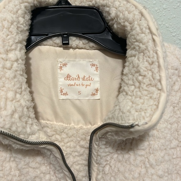 Women’s Altar’d State Half Zip Fuzzy Sweatshirt - Picture 2 of 5